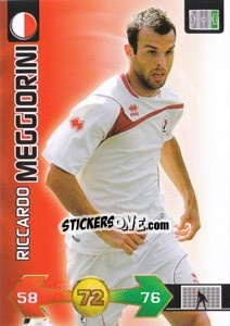 Cromo Riccardo Meggiorini - Calciatori 2009-2010. Adrenalyn XL - Panini