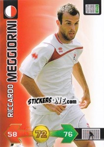 Sticker Riccardo Meggiorini - Calciatori 2009-2010. Adrenalyn XL n. 34 - Panini