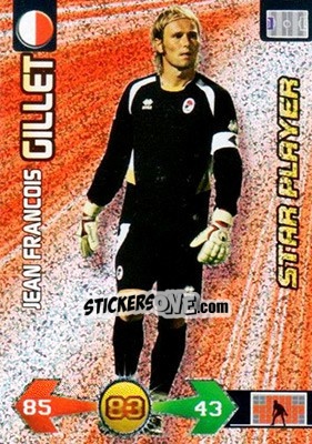 Sticker Jean Francois Gillet - Calciatori 2009-2010. Adrenalyn XL - Panini