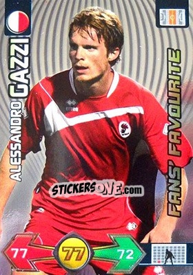 Figurina Alessandro Gazzi - Calciatori 2009-2010. Adrenalyn XL - Panini