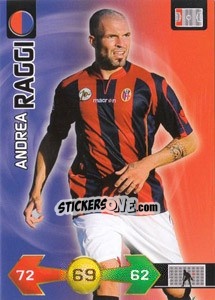 Sticker Andrea Raggi - Calciatori 2009-2010. Adrenalyn XL n. 42 - Panini