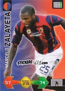 Sticker Marcelo Zalayeta - Calciatori 2009-2010. Adrenalyn XL n. 51 - Panini