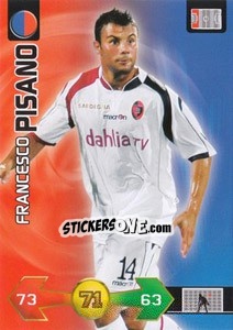 Sticker Francesco Pisano - Calciatori 2009-2010. Adrenalyn XL n. 60 - Panini
