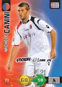 Sticker Michele Canini - Calciatori 2009-2010. Adrenalyn XL n. 61 - Panini
