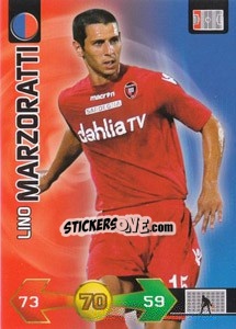 Cromo Lino Marzoratti - Calciatori 2009-2010. Adrenalyn XL - Panini