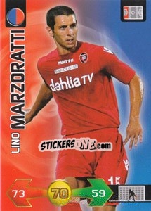 Figurina Lino Marzoratti - Calciatori 2009-2010. Adrenalyn XL - Panini