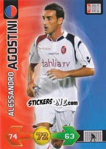 Sticker Alessandro Agostini - Calciatori 2009-2010. Adrenalyn XL n. 63 - Panini