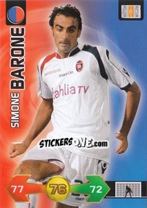Figurina Simone Barone - Calciatori 2009-2010. Adrenalyn XL - Panini