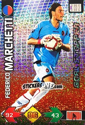 Sticker Federico Marchetti - Calciatori 2009-2010. Adrenalyn XL n. 76 - Panini