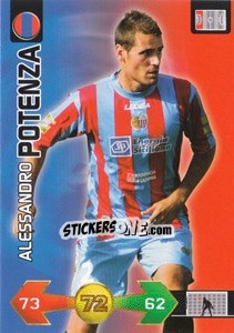 Figurina Alessandro Potenza - Calciatori 2009-2010. Adrenalyn XL - Panini