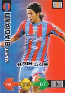 Figurina Marco Biagianti - Calciatori 2009-2010. Adrenalyn XL - Panini