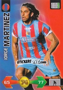 Figurina Jorge Martinez - Calciatori 2009-2010. Adrenalyn XL - Panini