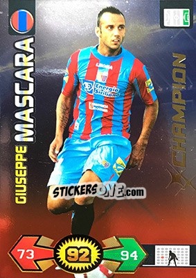 Sticker Giuseppe Mascara - Calciatori 2009-2010. Adrenalyn XL n. 92 - Panini
