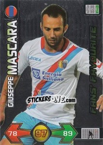 Sticker Giuseppe Mascara - Calciatori 2009-2010. Adrenalyn XL n. 94 - Panini