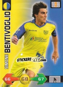 Cromo Simone Bentivoglio - Calciatori 2009-2010. Adrenalyn XL - Panini