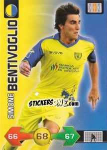 Sticker Simone Bentivoglio - Calciatori 2009-2010. Adrenalyn XL n. 104 - Panini