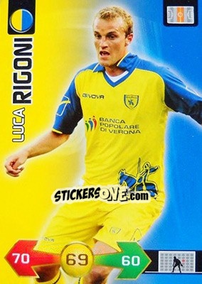 Sticker Luca Rigoni - Calciatori 2009-2010. Adrenalyn XL n. 105 - Panini