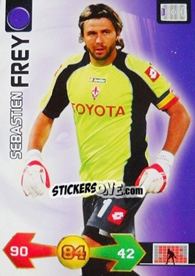 Sticker Sebastien Frey - Calciatori 2009-2010. Adrenalyn XL n. 115 - Panini