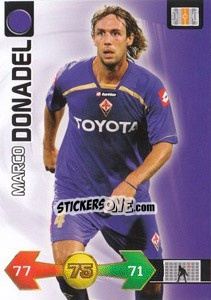 Sticker Marco Donadel - Calciatori 2009-2010. Adrenalyn XL n. 121 - Panini