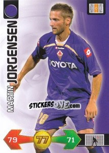 Figurina Martin Jorgensen - Calciatori 2009-2010. Adrenalyn XL - Panini