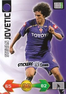 Sticker Stevan Jovetic - Calciatori 2009-2010. Adrenalyn XL n. 127 - Panini
