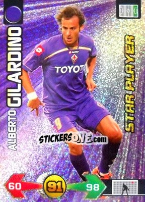 Sticker Alberto Gilardino - Calciatori 2009-2010. Adrenalyn XL n. 131 - Panini