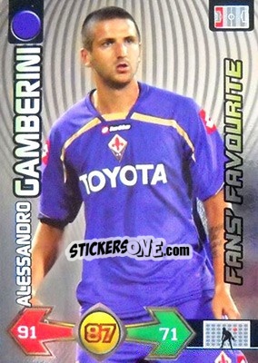 Sticker Alessandro Gamberini - Calciatori 2009-2010. Adrenalyn XL n. 132 - Panini
