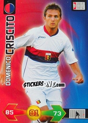 Sticker Domenico Criscito - Calciatori 2009-2010. Adrenalyn XL n. 135 - Panini