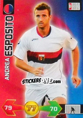 Figurina Andrea Esposito - Calciatori 2009-2010. Adrenalyn XL - Panini