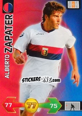 Figurina Alberto Zapater - Calciatori 2009-2010. Adrenalyn XL - Panini