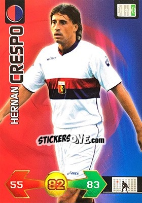 Sticker Hernan Crespo - Calciatori 2009-2010. Adrenalyn XL n. 147 - Panini