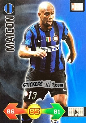 Sticker Maicon - Calciatori 2009-2010. Adrenalyn XL - Panini