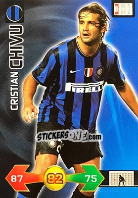 Sticker Cristian Chivu - Calciatori 2009-2010. Adrenalyn XL n. 158 - Panini