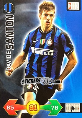 Sticker Davide Santon - Calciatori 2009-2010. Adrenalyn XL - Panini