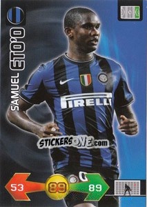 Sticker Samuel Eto'o - Calciatori 2009-2010. Adrenalyn XL n. 167 - Panini