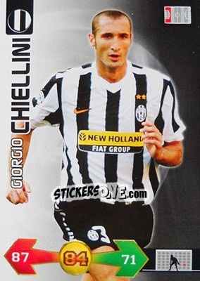 Sticker Giorgio Chiellini - Calciatori 2009-2010. Adrenalyn XL n. 174 - Panini