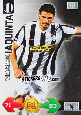 Cromo Vincenzo Iaquinta - Calciatori 2009-2010. Adrenalyn XL - Panini