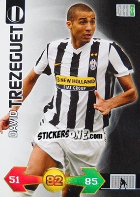 Sticker David Trezeguet - Calciatori 2009-2010. Adrenalyn XL n. 185 - Panini