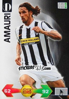 Sticker Amauri - Calciatori 2009-2010. Adrenalyn XL n. 186 - Panini
