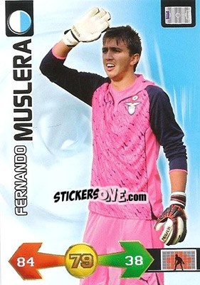 Sticker Fernando Muslera - Calciatori 2009-2010. Adrenalyn XL n. 191 - Panini