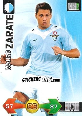 Sticker Mauro Zarate - Calciatori 2009-2010. Adrenalyn XL n. 203 - Panini