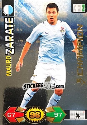 Cromo Mauro Zarate - Calciatori 2009-2010. Adrenalyn XL - Panini