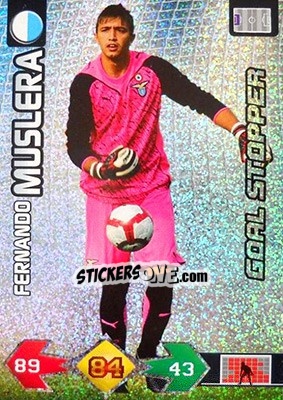 Sticker Fernando Muslera - Calciatori 2009-2010. Adrenalyn XL n. 209 - Panini