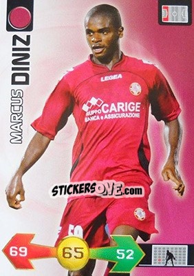 Cromo Marcus Diniz - Calciatori 2009-2010. Adrenalyn XL n. 211 - Panini