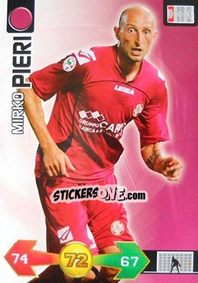 Sticker Mirko Pieri - Calciatori 2009-2010. Adrenalyn XL n. 212 - Panini