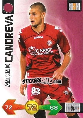 Sticker Antonio Candreva - Calciatori 2009-2010. Adrenalyn XL n. 220 - Panini