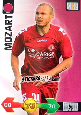 Sticker Mozart - Calciatori 2009-2010. Adrenalyn XL n. 221 - Panini