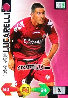 Sticker Cristiano Lucarelli - Calciatori 2009-2010. Adrenalyn XL n. 224 - Panini