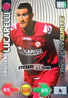 Sticker Cristiano Lucarelli - Calciatori 2009-2010. Adrenalyn XL n. 227 - Panini