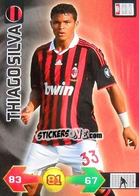 Sticker Thiago Silva - Calciatori 2009-2010. Adrenalyn XL n. 231 - Panini